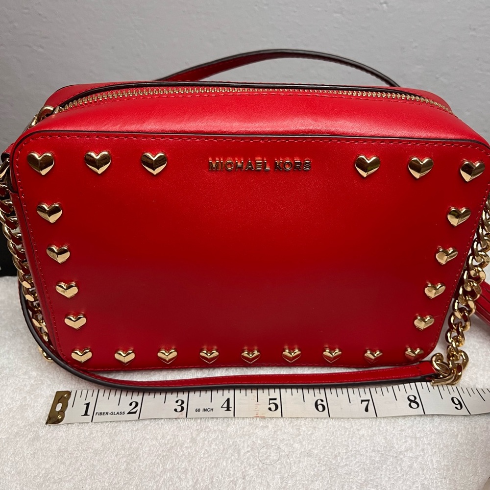 Michael Kors Red Brilliant Crossbody
